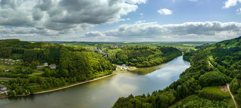 ET 2023 053 Prüm Radweg, Stausee Bitburg, Biersdorf ©Eifel Tourismus Gmbh, Dominik Ketz